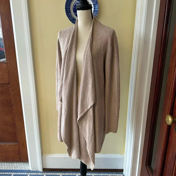 Barefoot Dreams | Bamboo Lite Chic Open Front Drape Cardigan - Picture 2 of 9
